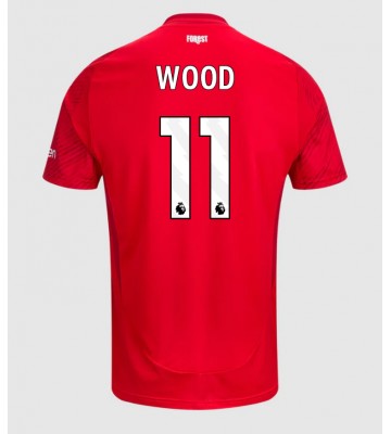 Nottingham Forest Chris Wood #11 Hjemmebanetrøje 2024-25 Kort ærmer